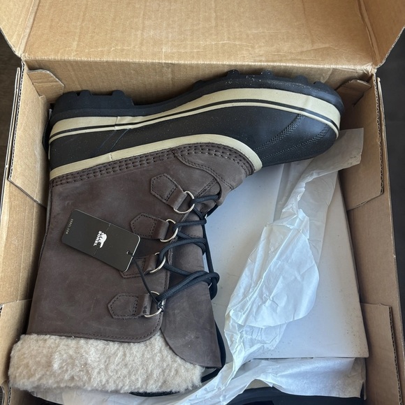 Sorel Men's CARIBOUT™ Waterproof Winter Snow Boots Bruno MSRP $200 *NEW* - Picture 7 of 9